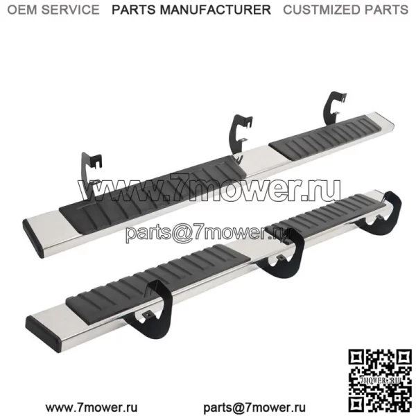 6-дюймовая подножка, подходит для 19-23 Silverado/Sierra Crew Cab Nerf Bars, боковые ступеньки SS