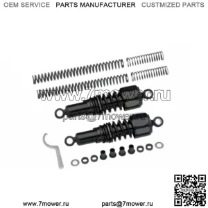 Амортизаторы Burly Black Slammer + комплект для занижения пружин вилки 04-15 Harley Sportster XL (Для: Harley-Davidson)