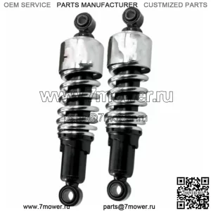 Комплект занижения задних амортизаторов Burly Chrome 10,5" Slammer 2004-2020 Harley Sportster (Для: Harley-Davidson)