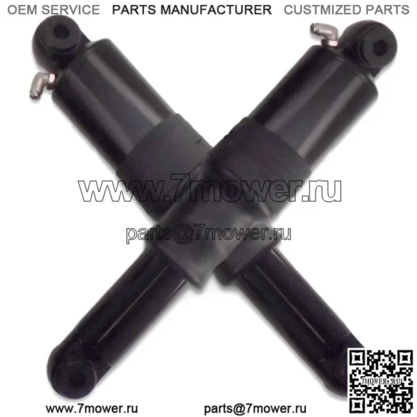 Задние алюминиевые пневматические амортизаторы Dirty Air Black, пара подвесок Harley V-Rod 01-20 (для: Harley-Davidson)