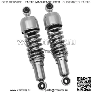 Хромированные 11-дюймовые сменные азотные амортизаторы Harley Touring (Для: Harley-Davidson)