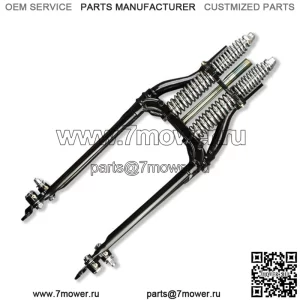 Передняя вилка Black Springer +18 больше стандартной длины для Harley