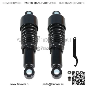 Черные задние амортизаторы 10,5 дюйма, 267 мм, подходят для Sportster 1200 Custom 883 2004–2012 гг.