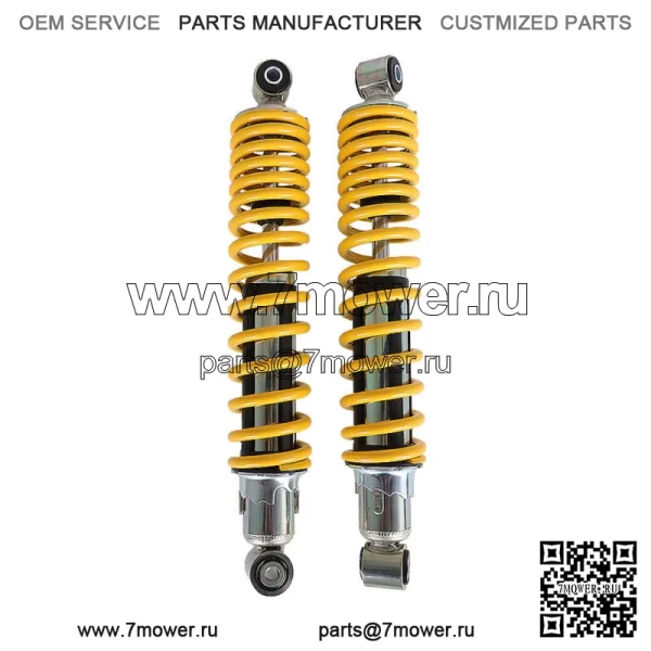 ЖЕЛТЫЕ 2 передних пружинных амортизатора для Yamaha Banshee 350 YFZ350 1987-2006 гг. - Image 2