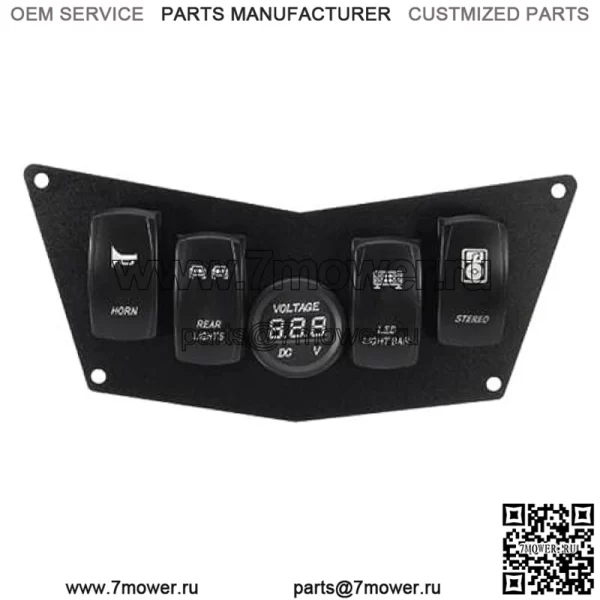 12-24 В приборная панель, 4 кулисных переключателя для ATV UTV Polaris Ranger RZR XP 900 800 570 - Image 5