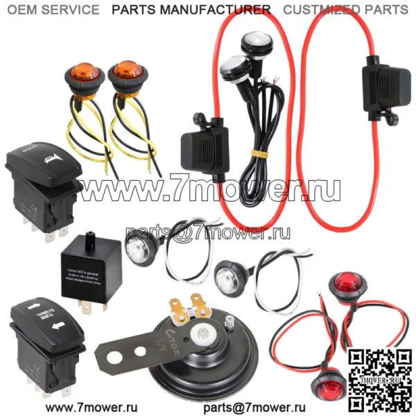 Для SXS ATV UTV кулисный переключатель указателя поворота, уличный светодиодный комплект заднего хода, новый (для: более одного автомобиля) - Image 4