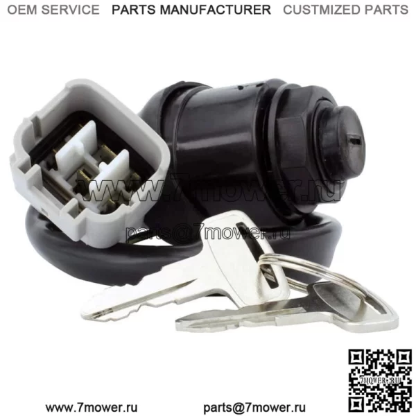 Выключатель зажигания с 2 ключами для серии Kawasaki Mule Pro заменяет 27005-0643 (для: более одного автомобиля) - Image 5