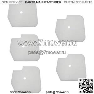 5 шт., 531009637, сменный воздушный фильтр для Husqvarna 531009637 Kawasaki 11013-2208, подходит для воздуходувки Husqvarna 125BT