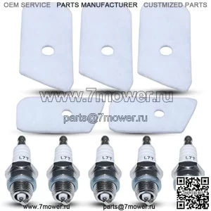 530150253 Воздушный фильтр со свечой зажигания для Husqvarna 124L 125L 128L 128CD 128LD 128LDX Газовый триммер/кусторез