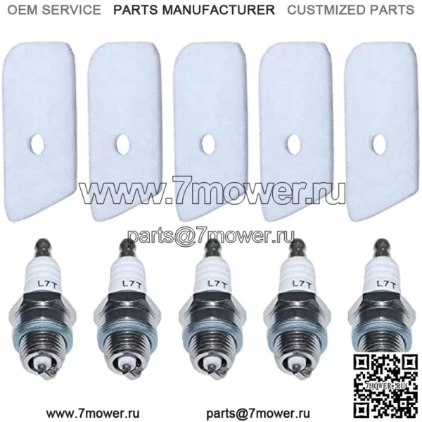 530150253 Воздушный фильтр со свечой зажигания для Husqvarna 124L 125L 128L 128CD 128LD 128LDX Газовый триммер/кусторез - Image 4