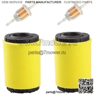 Воздушный фильтр для Husqvarna YTA18542 YTA24V48 YTH18542 YTH2348 YTH24V48 YTH24V54 YTA22V46 YTH22V46 Z246 Z254 косилка с двигателем B&S мощностью 17,5 л.с., 19,5 л.с., 20 л.с., 21 л.с. (в упаковке 2 шт.)