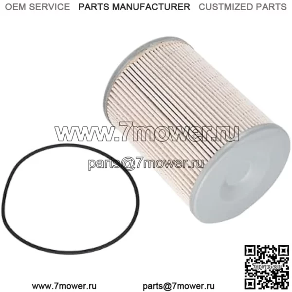 MIU802421 Фильтр сепаратора топливной воды с уплотнительным кольцом, совместимый с John Deere 1570 1575 1600 3032E 317G 318E 320G 332G 4044M 4044R 4052M 4052R 7400A 7500A - Image 4