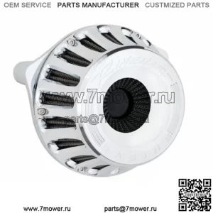 Мотофильтр Rinehart Chrome Inverted Air Cleaner 17+ Harley Touring & Softail M8 (Для: Harley-Davidson)
