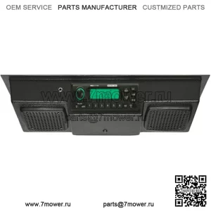 Цифровой потолочный радиоприемник REI AM/FM/WB, два динамика, два порта питания #760910