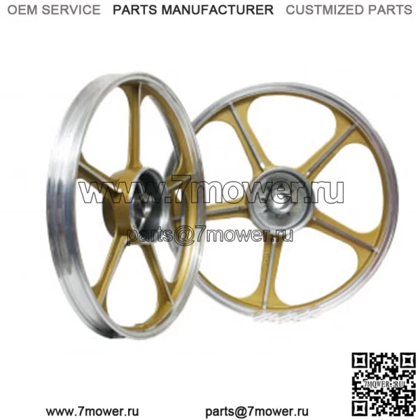 КОМПЛЕКТ СПОРТИВНЫХ ДИСКОВ KAWA-GTO 555 1.40X17(F) 1.60X17(R) ДЛЯ SUZUKI RC GOLD