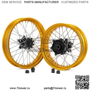 Ступицы бескамерных колес G310 Supermoto 17x3,5 19x2,5 со спицами, Cush Drive
