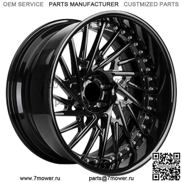 Изготовленное на заказ колесо автомобиля из кованого сплава из 2 частей для Ford Mustang/Mondeo - Image 3