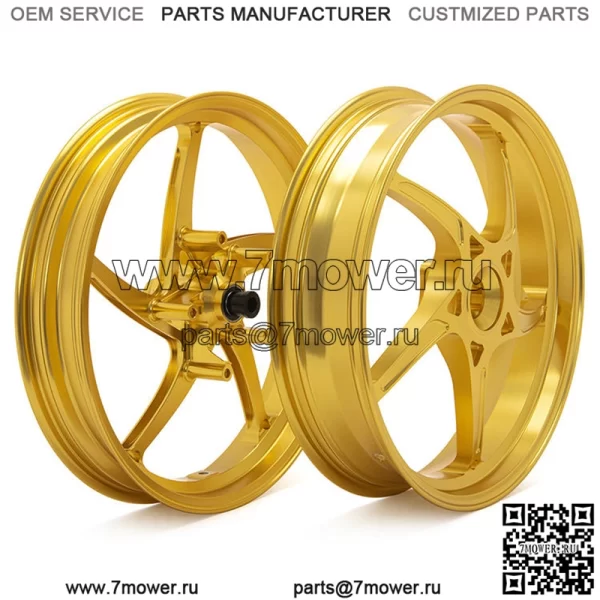Оптовый комплект кованых колес для мотоцикла 17*3,0 и 17*4,0 для KOVEMOTO Cobra 321RR - Image 5