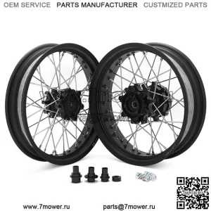 Комплект колесных дисков со спицами для мотоцикла Husqvarna Svartpilen 401/KTM Duke 390