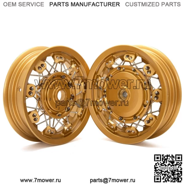 Изготовленные на заказ комплекты колес Vespa Rim 12 дюймов со спицами для Vespa Sprint/Primavera/GT/GTS/GTV - Image 3