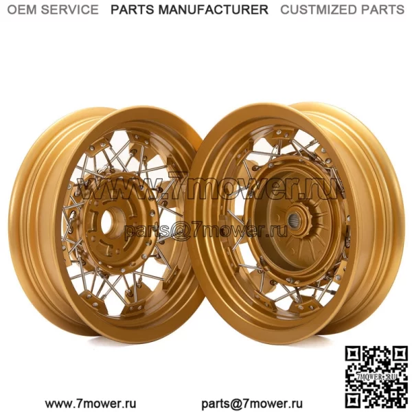 Изготовленные на заказ комплекты колес Vespa Rim 12 дюймов со спицами для Vespa Sprint/Primavera/GT/GTS/GTV - Image 4