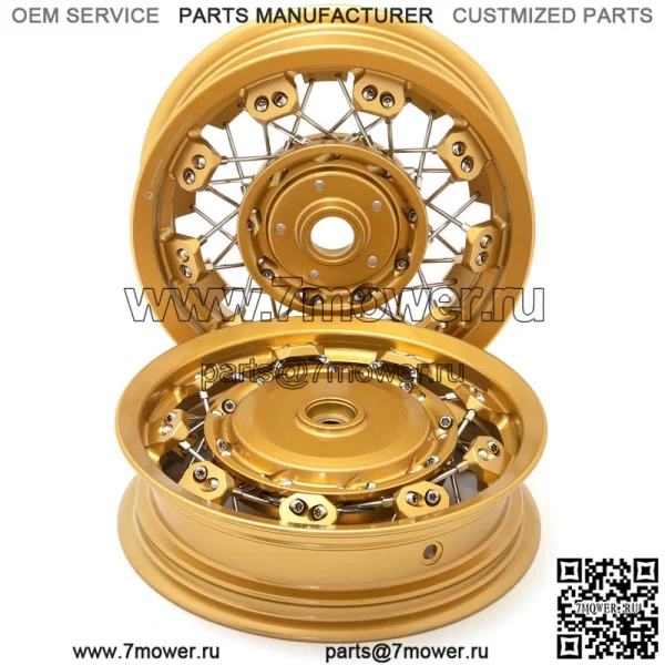 Изготовленные на заказ комплекты колес Vespa Rim 12 дюймов со спицами для Vespa Sprint/Primavera/GT/GTS/GTV - Image 5