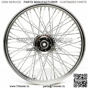 Хромированный обод переднего колеса с 60 спицами, 21 X 2,15 дюйма 00-07 Harley Sportster XL Dyna FXD (для: Harley-Davidson)