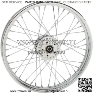 Хромированный обод переднего колеса с 40 спицами, 21 x 2,15 дюйма Harley Dyna FXD Sportster XL 00-04 (для: Harley-Davidson)