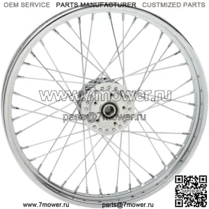 Хромированный обод переднего колеса с 40 спицами, 21 x 2,15 дюйма Harley Dyna FXD Narrow Glide 04-05 (Для: Harley-Davidson)