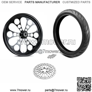 Черный Kool Kat 21 3.5 Billet Mag, обод переднего колеса, комплект шин BW Harley Single (для: Harley-Davidson)