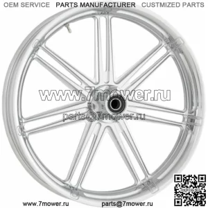 Хромированный обод переднего колеса  с 7 клапанами 21 x 3,50 дюйма Harley Touring 08-18 ABS (для: Harley-Davidson)