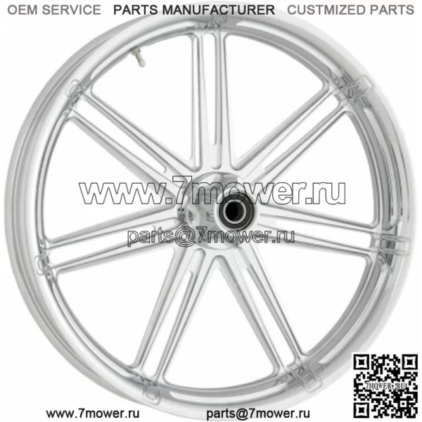 Хромированный обод переднего колеса  с 7 клапанами 21 x 3,50 дюйма Harley Touring 08-18 ABS (для: Harley-Davidson)