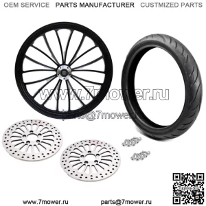 Ultima Manhattan Black 23 x 3,5 Обод переднего колеса BW Tire Package DD Harley 2008+ (Для: Harley-Davidson)