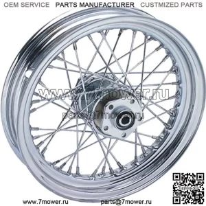 Хромированные передние колеса SD, 16 x 3 дюйма, 40 спиц, 84-99 Harley Softail Heritage Fatboy (для: Harley-Davidson)