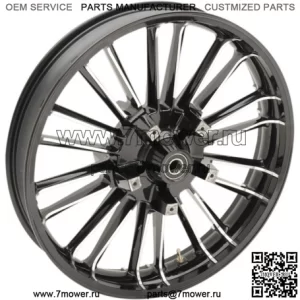 Coastal Moto Black Cut Atlantic Precision 21x3.5 Обод колеса 2008+ Harley Touring (Для: Harley-Davidson)