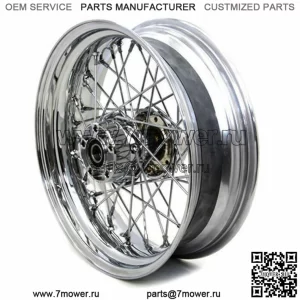 Хромированный обод заднего колеса с 40 спицами, 16 x 5 дюймов Harley 08-2020 Комплект широких шин Sportster (для: Harley-Davidson)