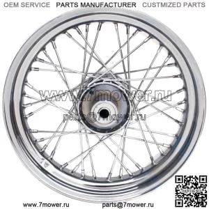Переднее колесо Ultima Chrome, 16 X 3,5, 40 спиц, однодисковое, Harley Shovelhead FLH FL (для: Harley-Davidson)