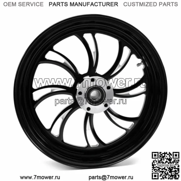 Ultima Vortex Black Billet Aluminium 18 3.5 Задний обод Harley Touring Softail (Для: Harley-Davidson)