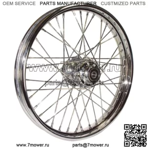 Хромированный передний обод с 40 спицами, 21 x 2,15 дюйма Harley Softail FXST Dyna 00-06 (для: Harley-Davidson)