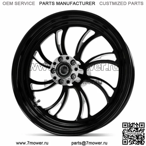 Ultima Vortex Black Aluminium 18 3,5 Передние колеса с двумя дисками Harley Touring 84-07 (Для: Harley-Davidson)