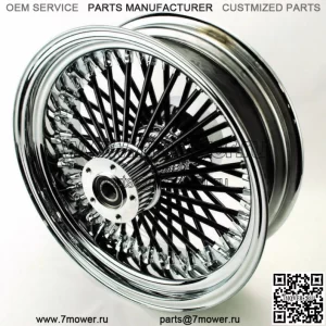18 X 5,5, черные спицы, 52 спицы Fat Mammoth, задний обод Harley Touring 09-21 (для: Harley-Davidson)
