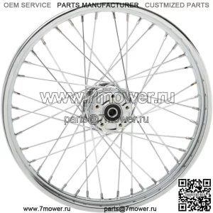 Хромированный обод переднего колеса с 40 спицами, 21 x 2,15 дюйма Harley Softail Wide Glide 2000-2006 гг. (Для: Harley-Davidson)