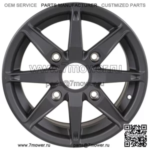 Polaris 1523150-744 Литой диск Matte Flash Black 15x7 55ET RZR Sport General 1000 (Для: Polaris)