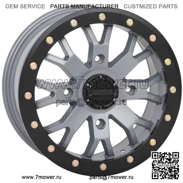 Система 3 SB-4 Beadlock Grey (6+1) Колеса UTV 15 дюймов Polaris RZR 1000 XP (4) (Для: Polaris)