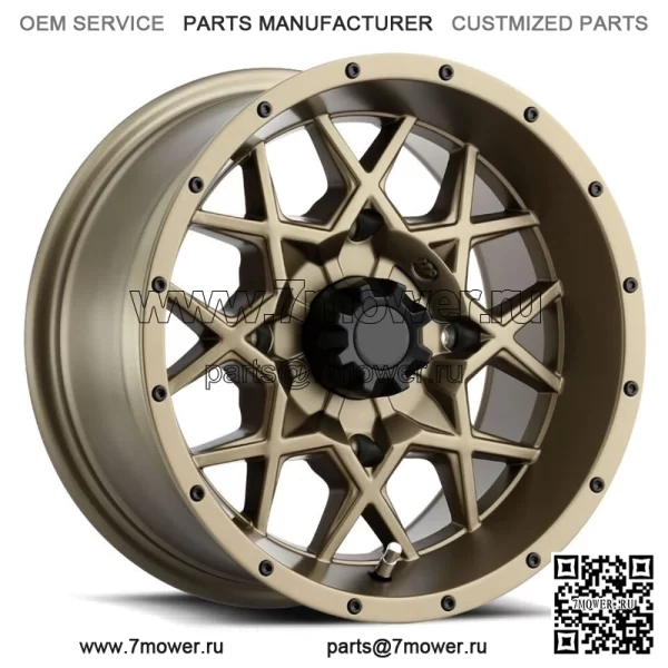 Колеса/диски ITP Hurricane UTV, бронзовые, 14 дюймов, Polaris RZR 1000 XP (4) (для: Polaris)