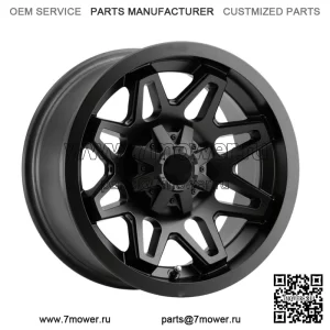 Vision UTV 416 Seven 14x7 4x156 +2,5 мм, матовый черный обод колеса, 14 дюймов (для: Polaris)