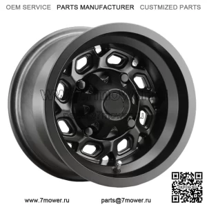 Vision UTV 361 Spyder 14x7 4x156 +2,5 мм, матовый черный обод колеса, 14 дюймов (для: Polaris)