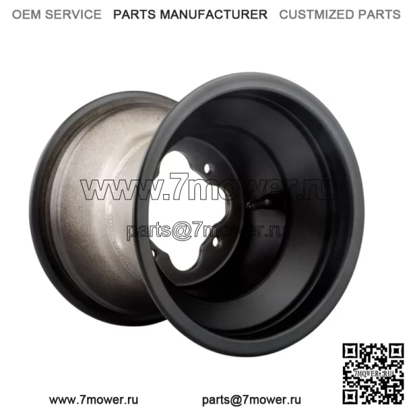 Диск Douglas A5 8X8 3,0 + 5,0 Matte Black, 4/110 с проушинами A506-039M (для: Polaris)