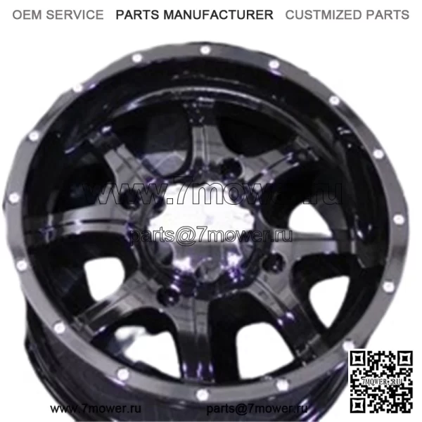 АЛЮМИНИЕВЫЕ КОЛЕСА POLARIS RZR 800 14 ДЮЙМОВ COBRA BLK ATV (НАБОР 4) ПОЖИЗНЕННАЯ ГАРАНТИЯ POL3CA (Для: Polaris)