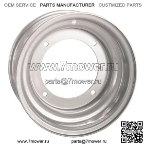 Серебристый стальной диск 10x8, 4/156, 3+5 AMS для Polaris Predator/Outlaw и Yamaha